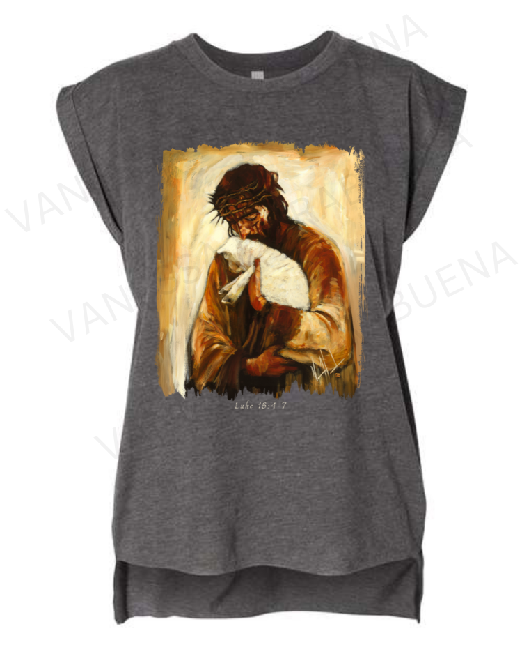 For the One Who Lost Its Way - Fall Edition - Ladies Rolled Sleeve Muscle T-Shirt