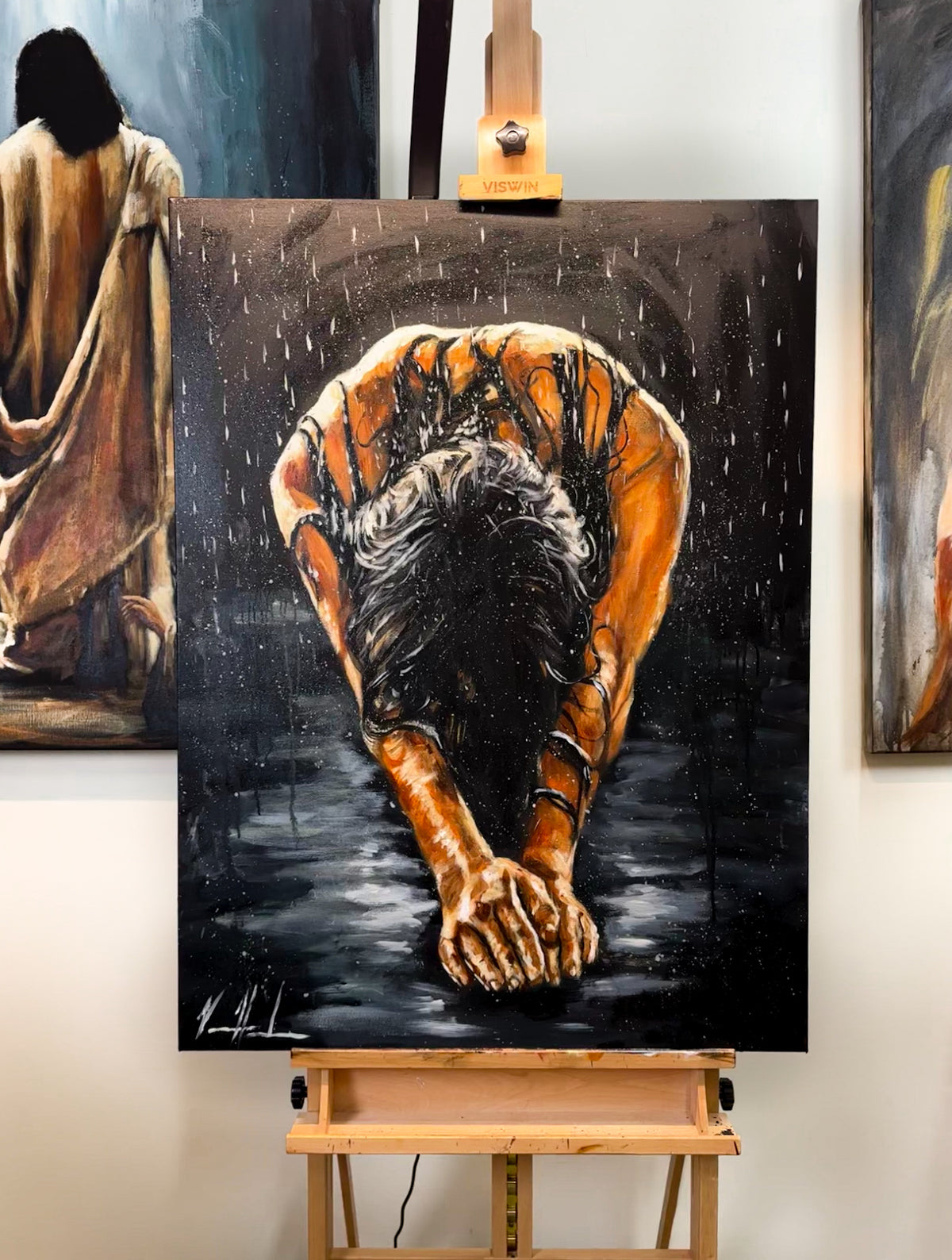 The Art of Surrender - 30”x40” Original Acrylic Painting