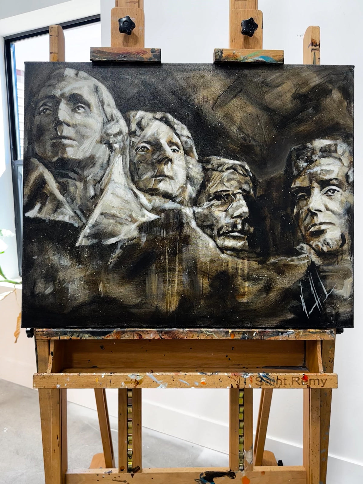 Mount Rushmore - 24”x30” Original Acrylic Painting