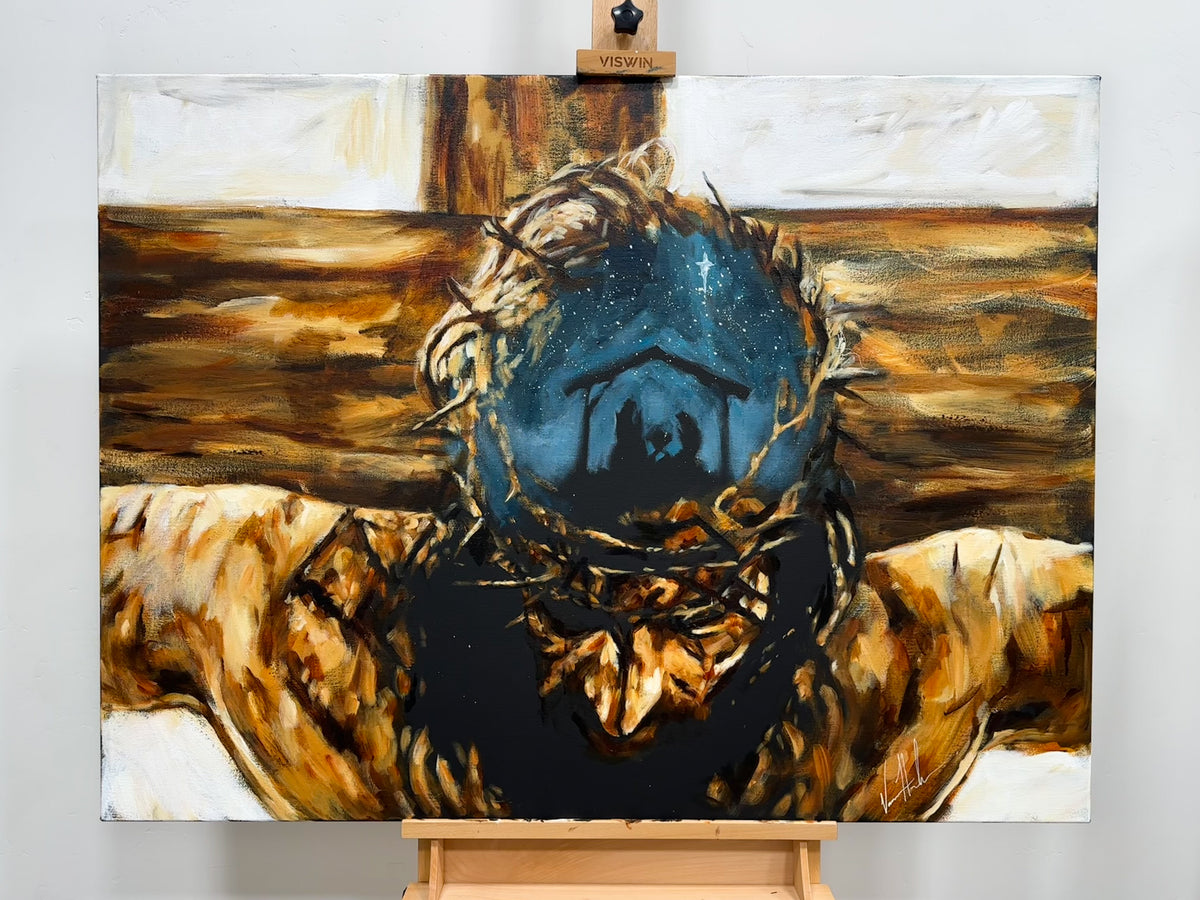 Love’s True Story - 36”x48” Original Acrylic Painting