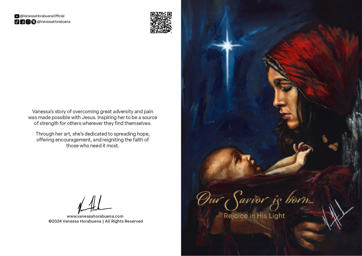 'A Savior is Born' Greeting Card