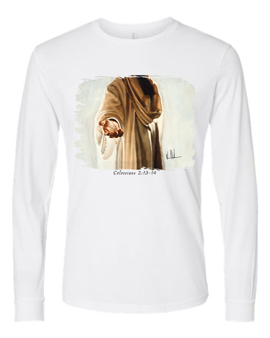 Beckoning - Unisex T-Shirt Vanessa Horabuena Long Sleeve White Small