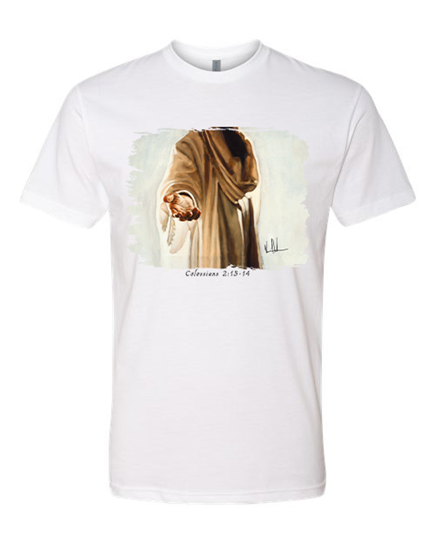 Beckoning - Unisex T-Shirt Vanessa Horabuena Short Sleeve White Small