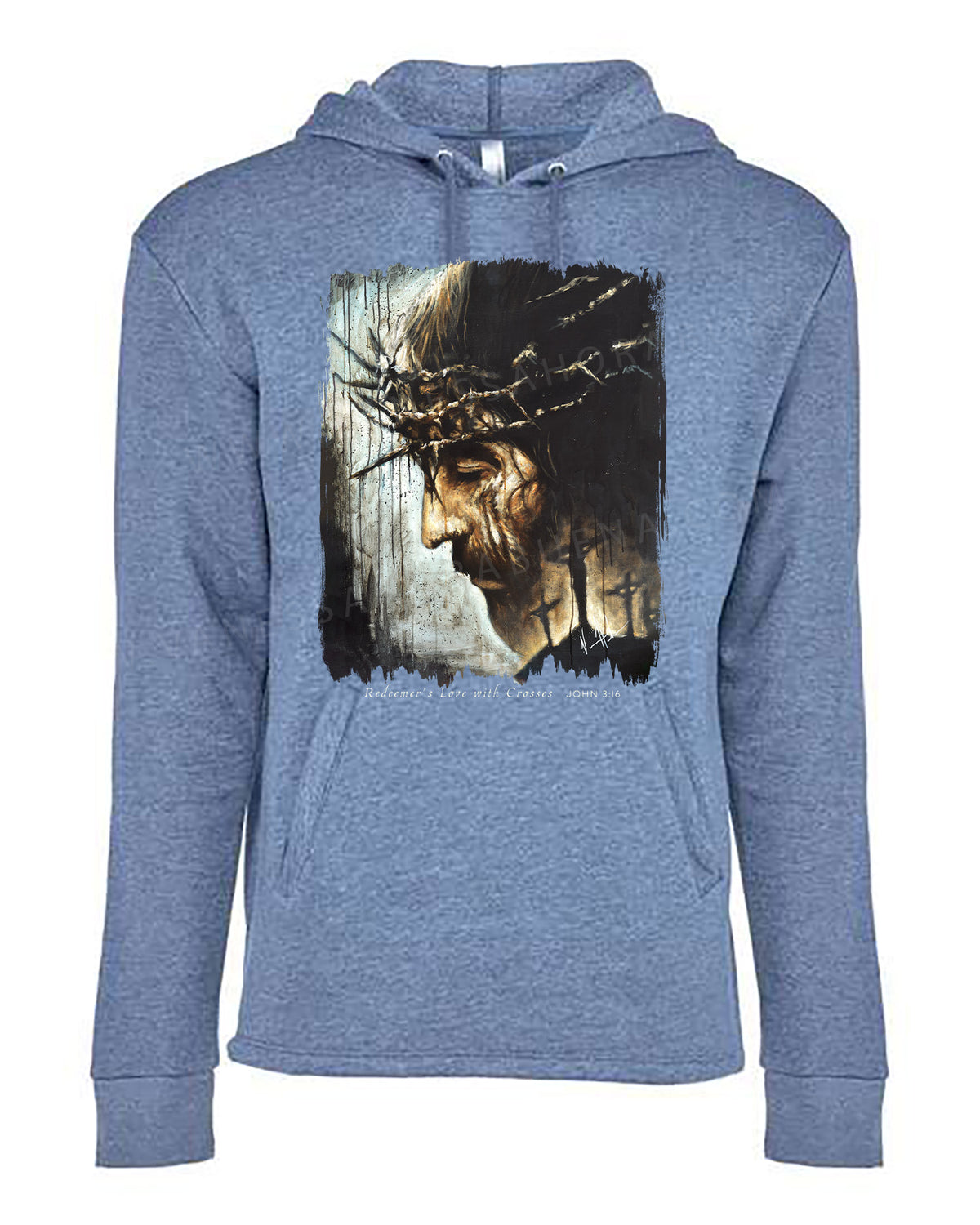 Redeemer's Love with Crosses - Unisex Hoodie