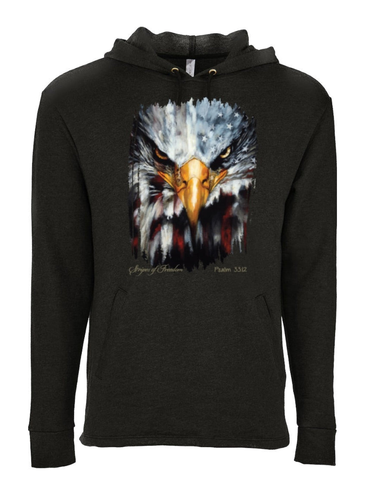 Stripes of Freedom, Unisex Hooded Sweatshirt