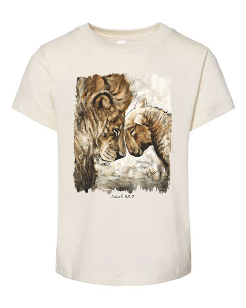 Compassion of a King (White) - Toddler T-Shirt (Short Sleeve)