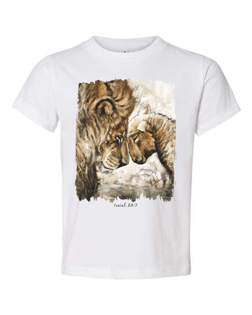 Compassion of a King (White) - Toddler T-Shirt (Short Sleeve)