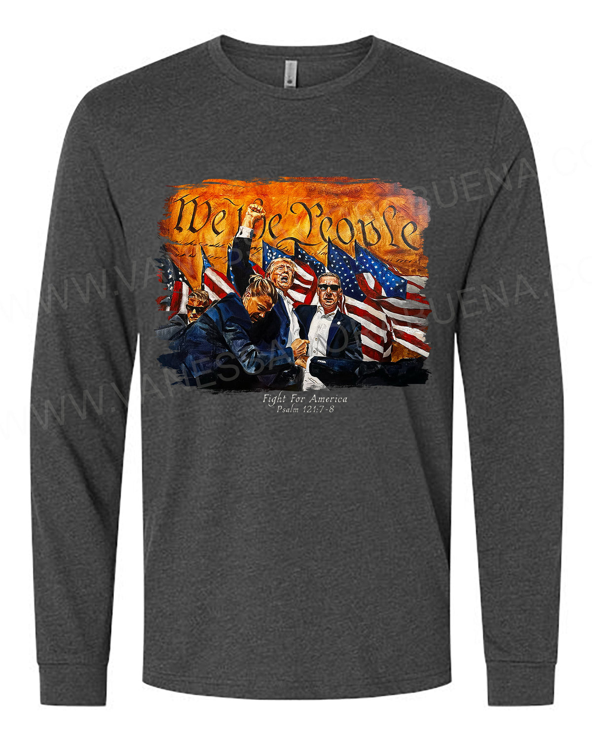 Fight For America - Unisex T-Shirt (Long Sleeve)