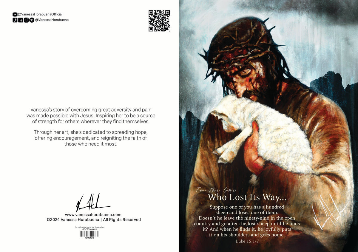 'For the One Who Lost Its Way' Greeting Card