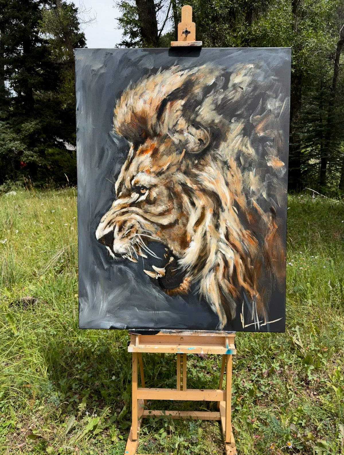 Return of the King - 36”x48” Original Acrylic Painting th