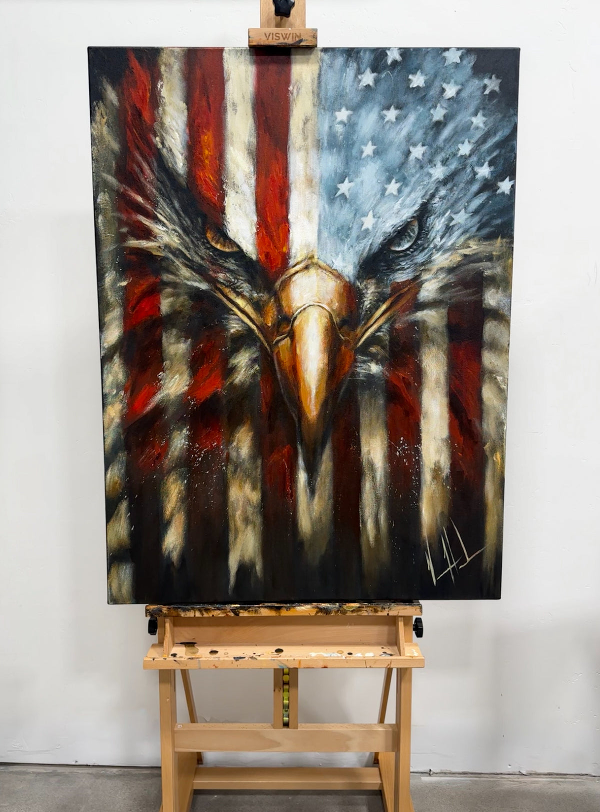 Stripes of Freedom - 30”x40” Original Painting