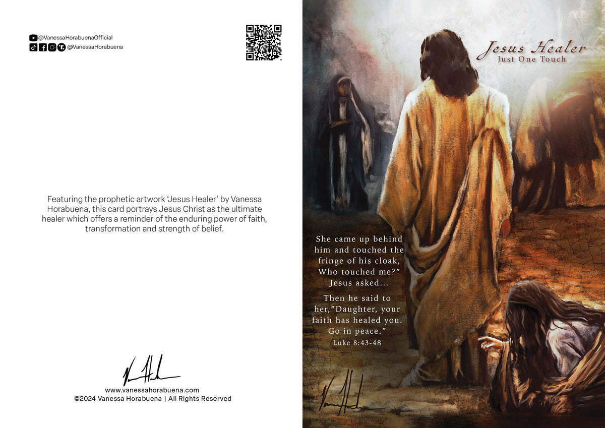 Jesus Healer Greeting Card