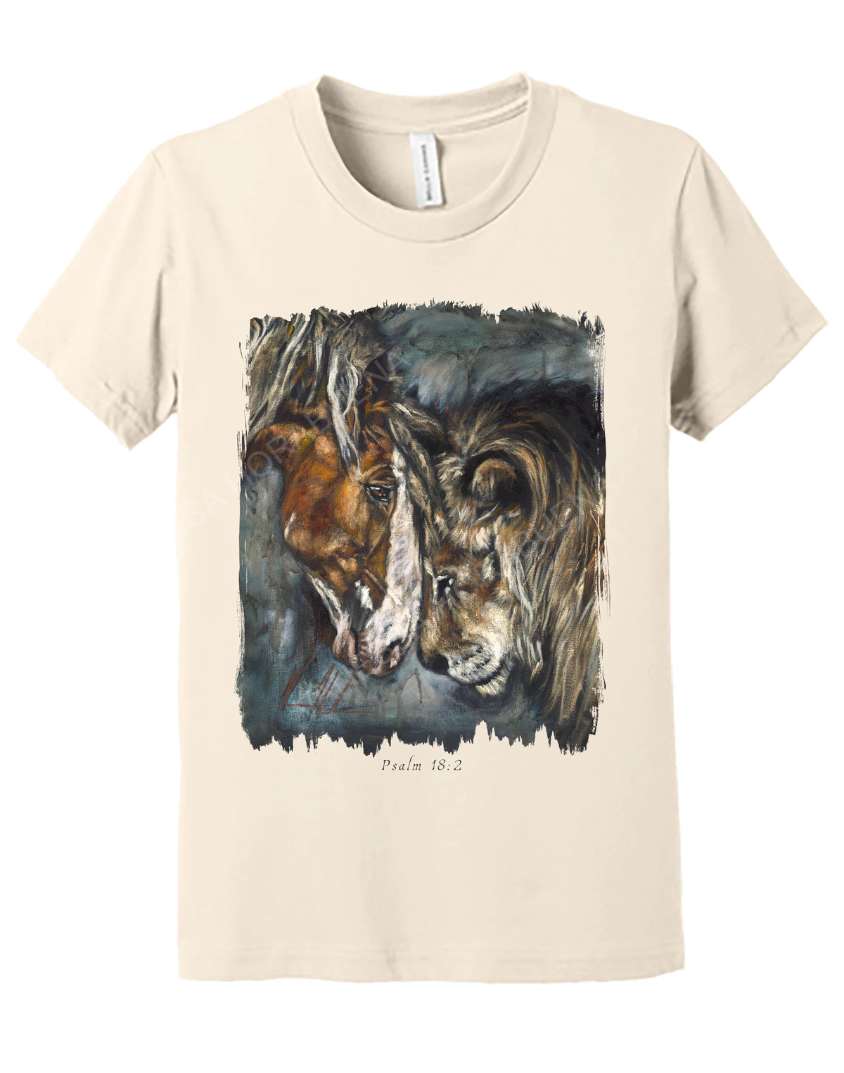 Courage & Strength - Kids T-Shirt Vanessa Horabuena Kids Natural Small