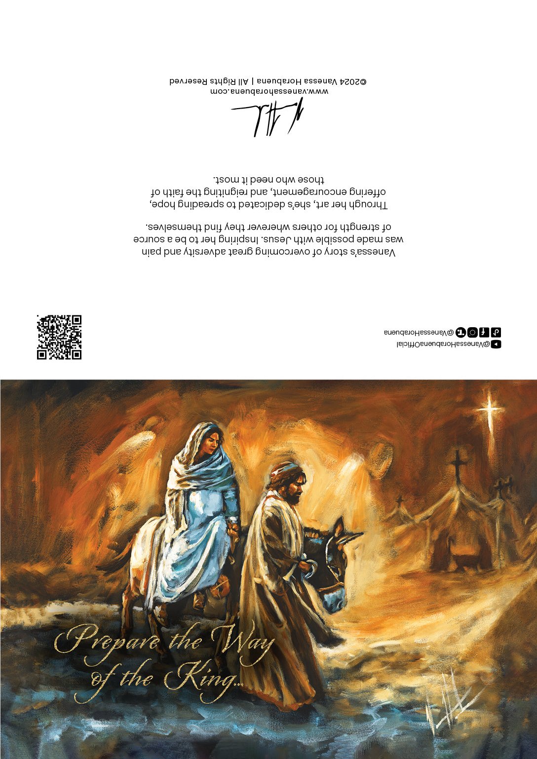 'Prepare the Way of the King' Greeting Card