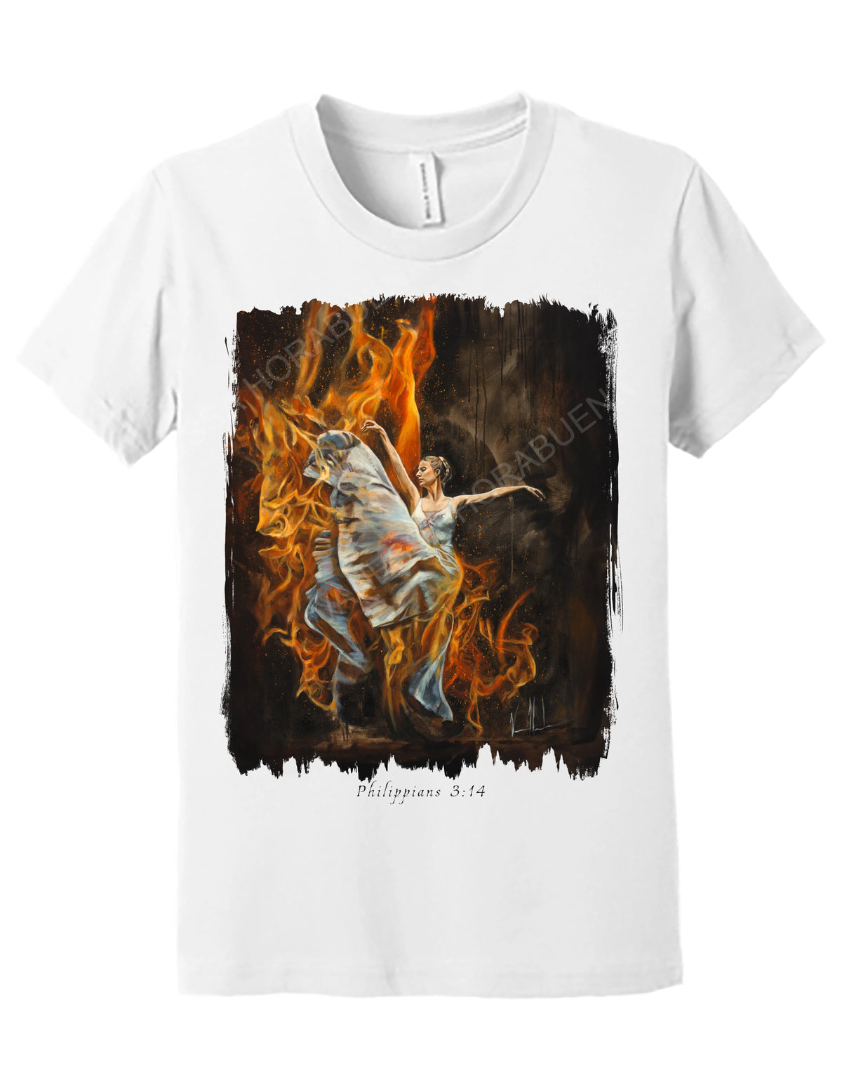 A Burning Flame Within - Kids T-Shirt Vanessa Horabuena Kids White Small