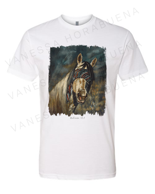 Blind Faith - Unisex T-Shirt Vanessa Horabuena Short Sleeve White Small