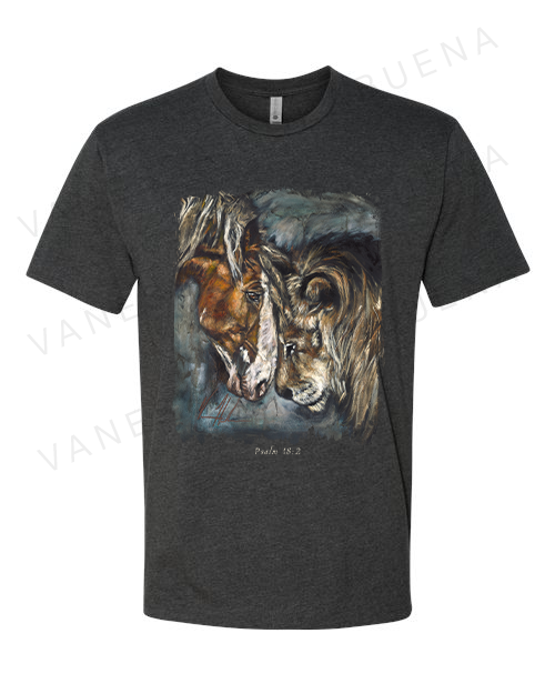 Courage & Strength - Unisex T-Shirt Vanessa Horabuena Short Sleeve Charcoal Small