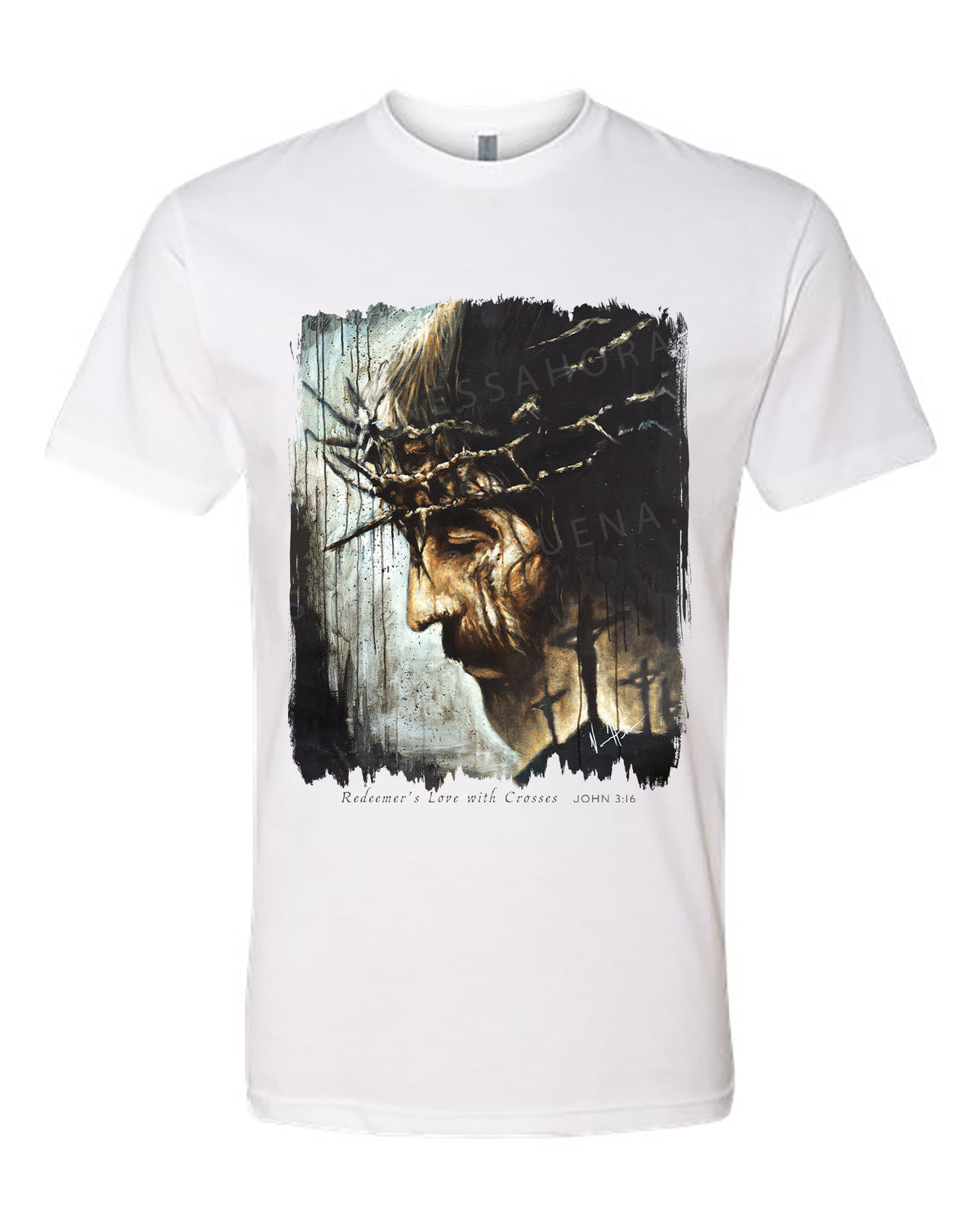 Redeemer's Love with Crosses- Unisex T-Shirt